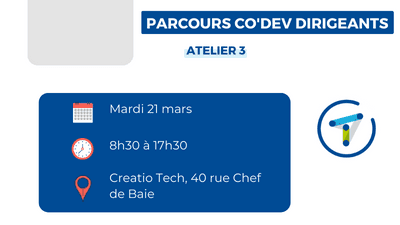 Parcours CO'DEV Dirigeants - Atelier 3