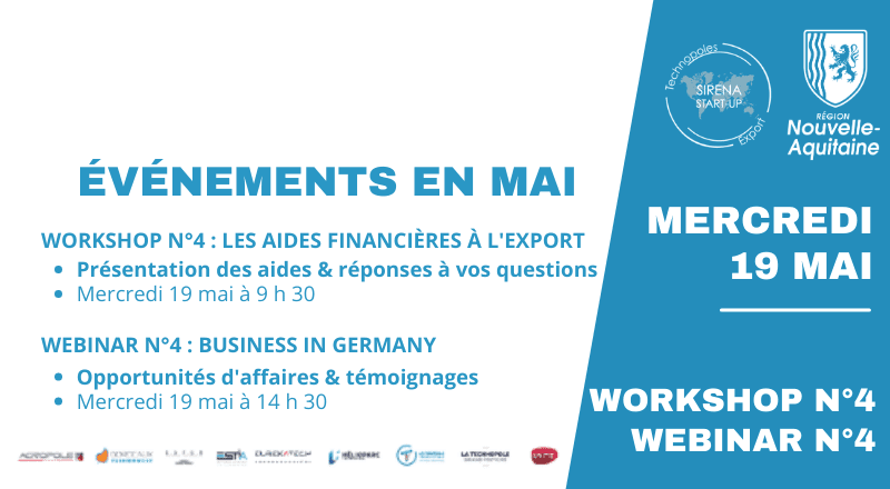 SIRENA Start-up | Evénements du mois de mai !